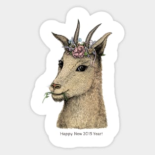 Goat - Sign of 2015 Year Sticker